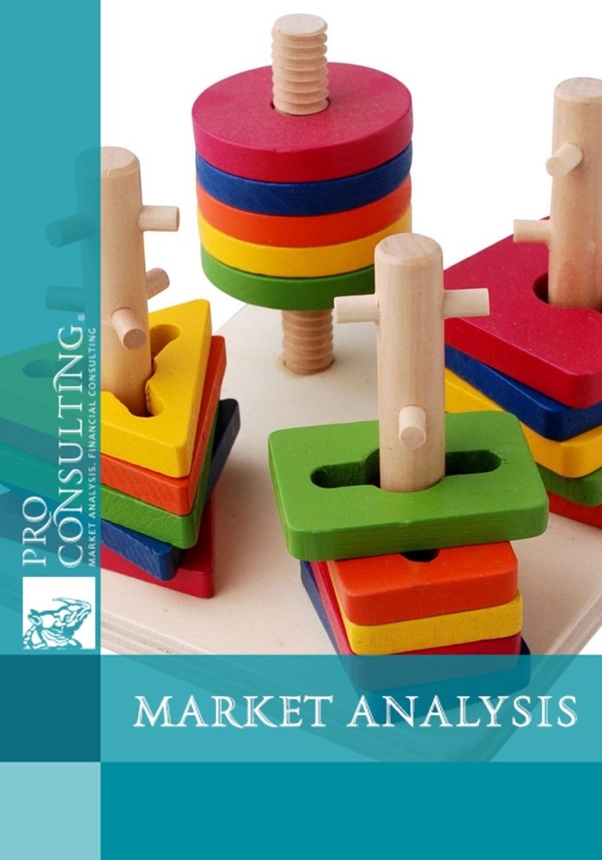 Market research of children educational toys Ukraine. 2012